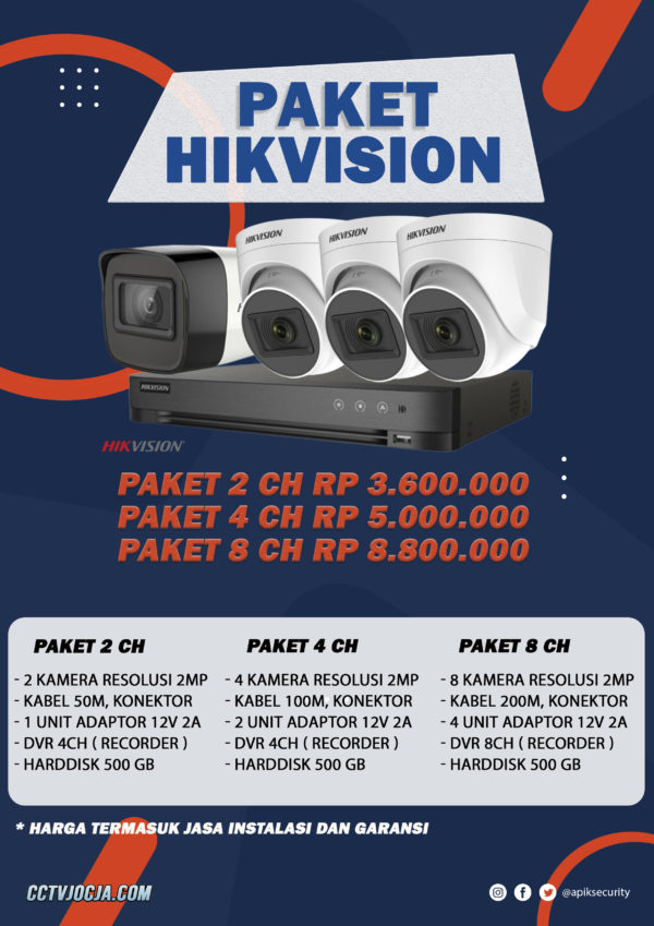 Paket CCTV Hikvision